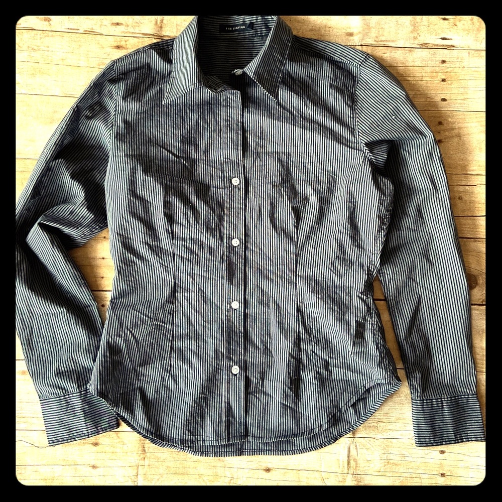 2/$15 The Limited long sleeve button up blouse